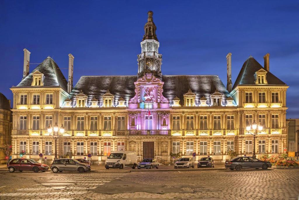 Charmant Studio Proche Gare Centre, Centre Ville Et Lycee Roosevelt Reims Zewnętrze zdjęcie